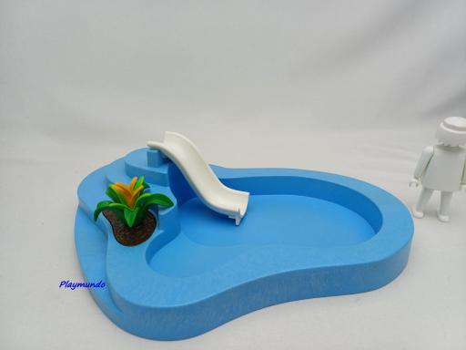 PLAYMOBIL PISCINA INFANTIL CON TOBOGAN (LEER DESCRIPCION)