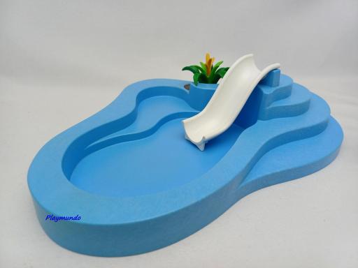 PLAYMOBIL PISCINA INFANTIL CON TOBOGAN (LEER DESCRIPCION) [2]