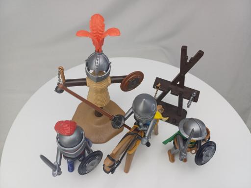 PLAYMOBIL 3668 ENTRENAMIENTO TORNEO MEDIEVAL CABALLEROS (AÑO 1993 - 2004) [6]