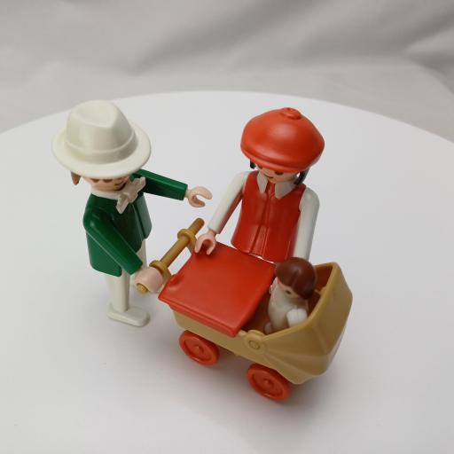 PLAYMOBIL 3592 FAMILIA CON CARRITO (AÑO 1984 - 1991) [1]