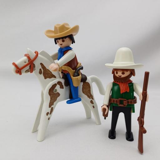 PLAYMOBIL 3304 VAQUEROS OESTE WESTERN (AÑO 1986 - 1994)