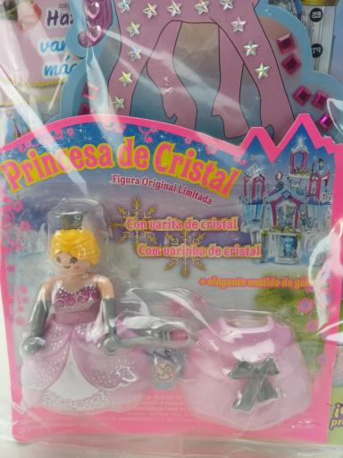 PLAYMOBIL REVISTA PINK Nº58 PRINCESA DE CRISTAL (ENERO 2025) Con figura y joyas para pegar. [1]