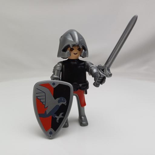 PLAYMOBIL GUERRERO CABALLERO MEDIEVAL MUÑECO CLICK  MOD0973