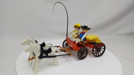 PLAYMOBIL 3587 CARRETA DEL OESTE (AÑO 1983 - 1987)