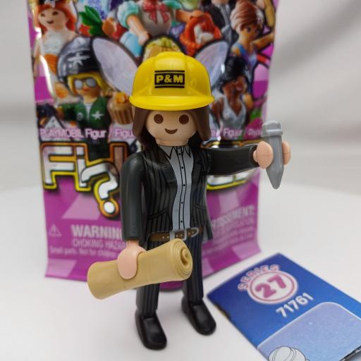 PLAYMOBIL SERIE 27 CHICAS ARQUITECTO INGENIERA