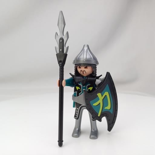 PLAYMOBIL MUÑECO CLICK GUERRERO ASIATICO MEDIEVAL MOD 0878