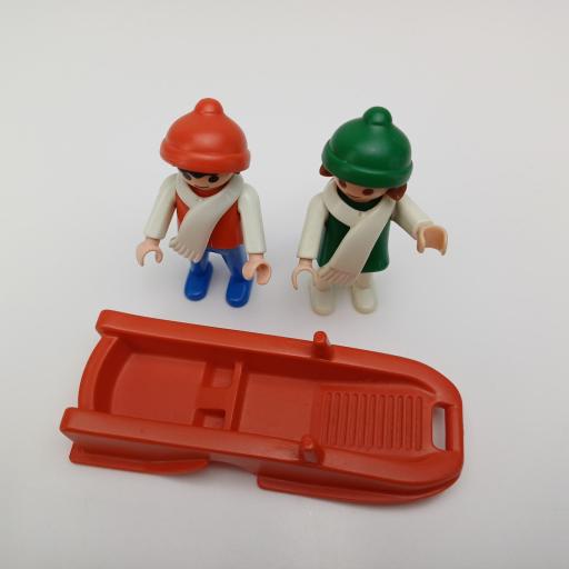 PLAYMOBIL 3327 NIÑOS CON TRINEO (AÑO 1984 - 1989)​ [2]