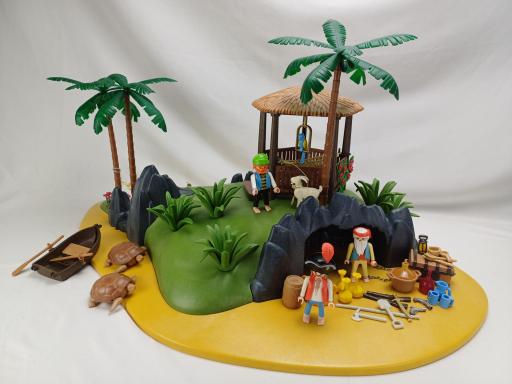 PLAYMOBIL 3799 ISLA PIRATA (AÑO 1991 - 1999)