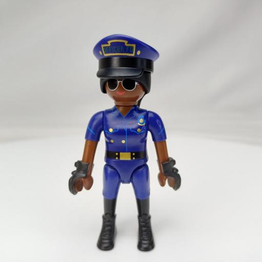 PLAYMOBIL MUJER POLICIA MUÑECO CLICK ( REGRESO AL FUTURO) [0]