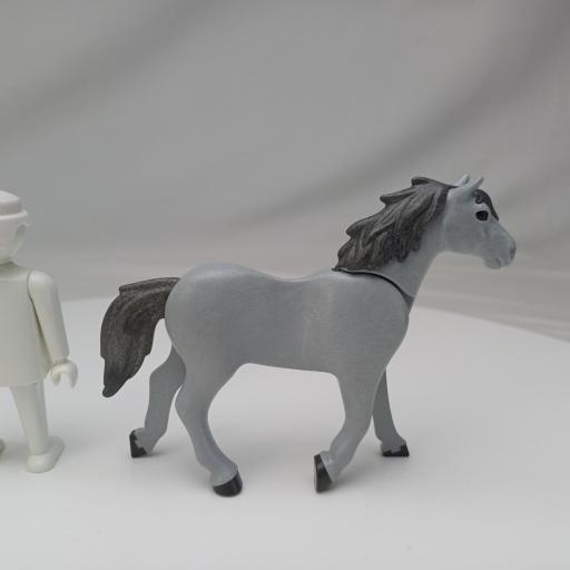 PLAYMOBIL CABALLO  GRIS MOD082 [1]