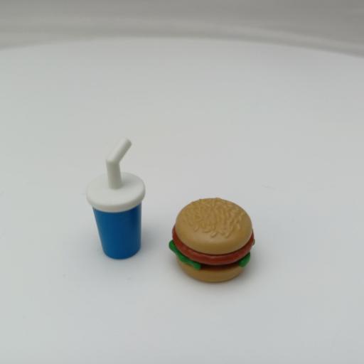 PLAYMOBIL BEBIDA Y HAMBURGUESA