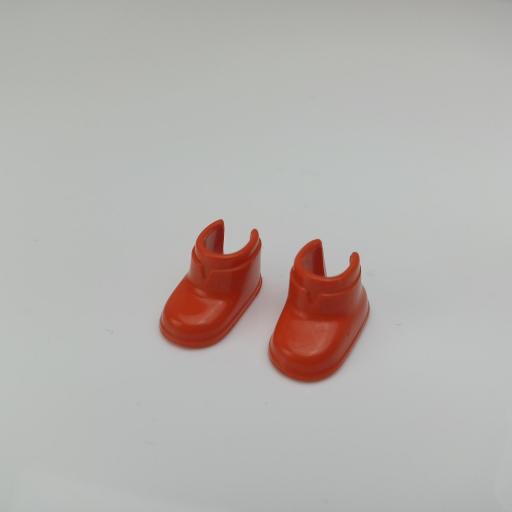 PLAYMOBIL ZAPATOS BOTAS ROJAS PRIMERA EPOCA