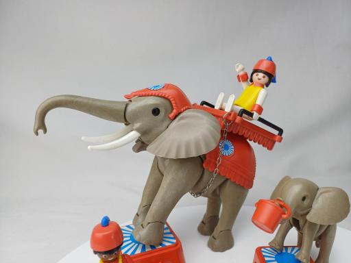 ​PLAYMOBIL 3519 ELEFANTES DEL CIRCO  (AÑO 1980-1988) [0]