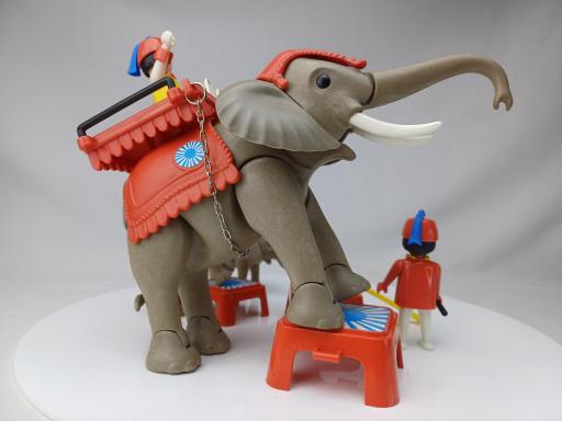 ​PLAYMOBIL 3519 ELEFANTES DEL CIRCO  (AÑO 1980-1988) [3]
