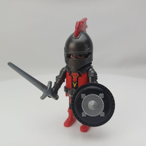 PLAYMOBIL GUERRERO CABALLERO MEDIEVAL MUÑECO CLICK  MOD0980