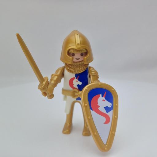 PLAYMOBIL GUERRERO CABALLERO MEDIEVAL MUÑECO CLICK  MOD0979