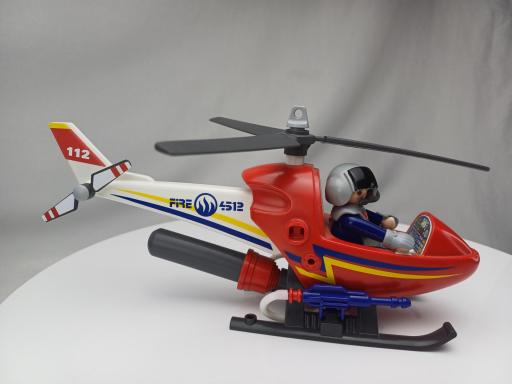 PLAYMOBIL 70492 HELICOPTERO DE EXTINCION DE INCENDIOS BOMBEROS [1]