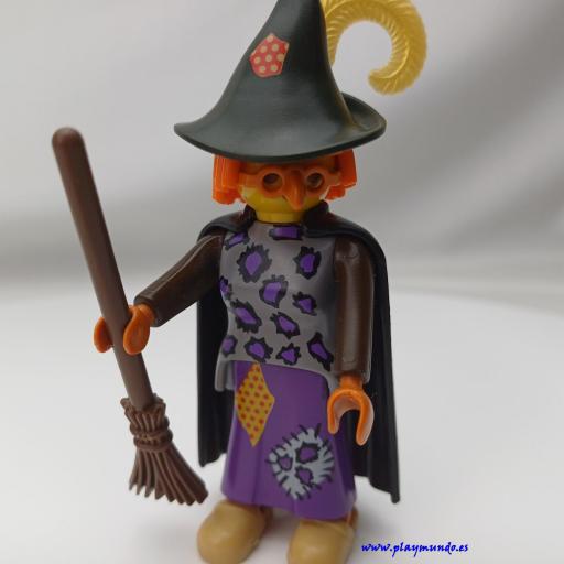 PLAYMOBIL SERIE 1 CHICAS BRUJA CON ESCOBA [1]