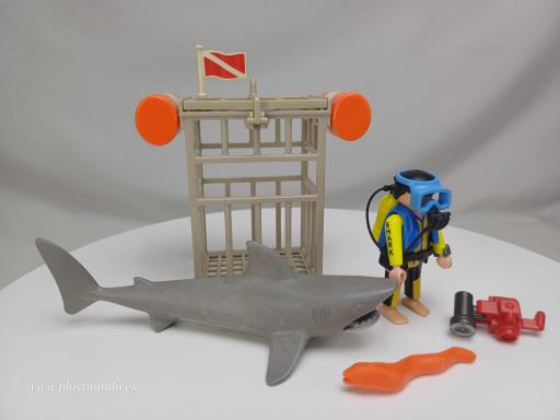 PLAYMOBIL 4500 BUZO CON TIBURON (AÑO 2008) [1]