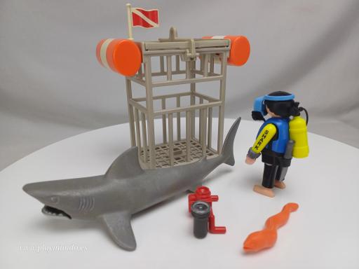 PLAYMOBIL 4500 BUZO CON TIBURON (AÑO 2008) [2]