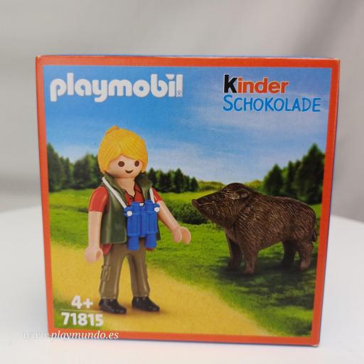 PLAYMOBIL 71815 EDICION CHOCOLATE KINDER , EL GUARDABOSQUES