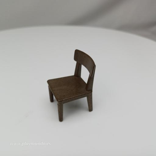 PLAYMOBIL SILLA MARRON OSCURO MOBILIARIO MOD15