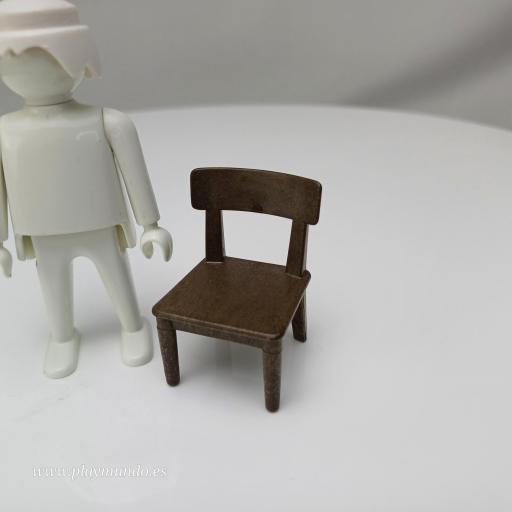 PLAYMOBIL SILLA MARRON OSCURO MOBILIARIO MOD15 [1]