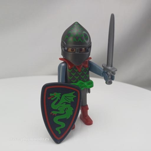 PLAYMOBIL GUERRERO CABALLERO MEDIEVAL MUÑECO CLICK  MOD0979
