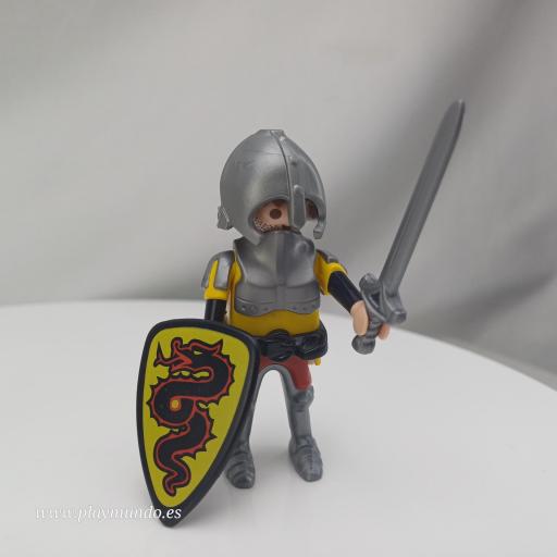 PLAYMOBIL GUERRERO CABALLERO MEDIEVAL MUÑECO CLICK  MOD0984