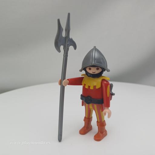 PLAYMOBIL GUERRERO CABALLERO MEDIEVAL MUÑECO CLICK  MOD0996