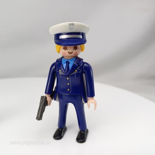 PLAYMOBIL MUÑECO CLICK  MUJER POLICIA MOD472