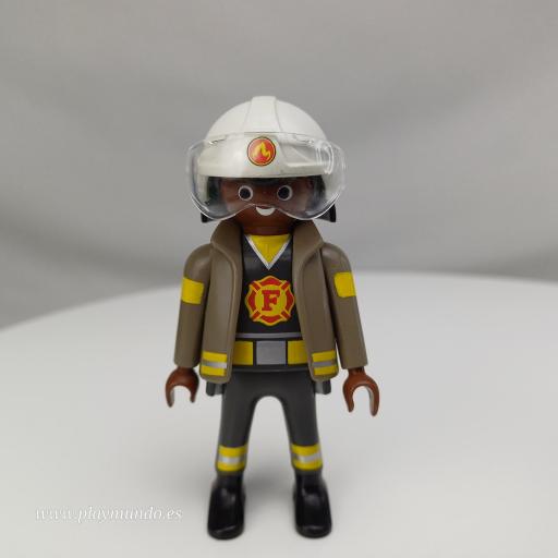 PLAYMOBIL MUÑECO CLICK BOMBERO OBRAS OTROS  MOD259