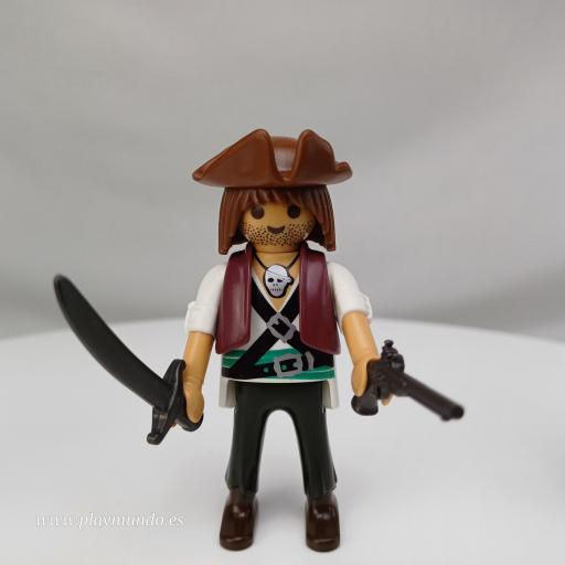 PLAYMOBIL MUÑECO CLICK PIRATA  MOD058