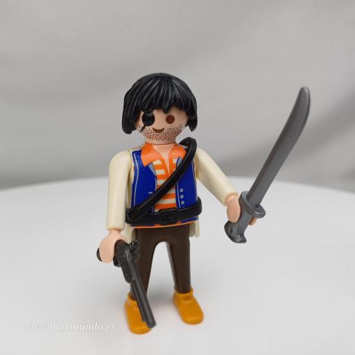 PLAYMOBIL MUÑECO CLICK PIRATA  MOD02