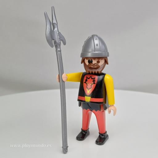 PLAYMOBIL GUERRERO CABALLERO MEDIEVAL MUÑECO CLICK  MOD1004