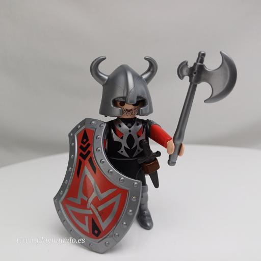 PLAYMOBIL GUERRERO CABALLERO MEDIEVAL MUÑECO CLICK  MOD1007