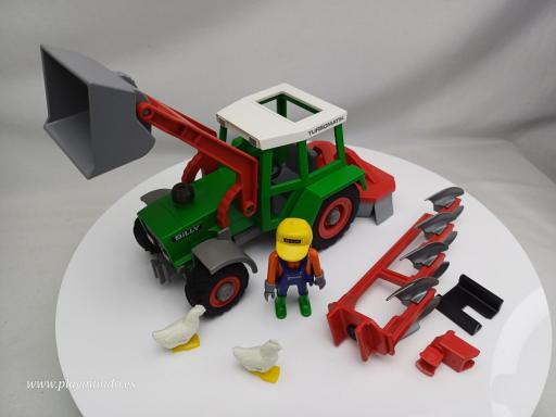 ​PLAYMOBIL 3718  GRANJERO CON TRACTOR (AÑO 1992) [1]