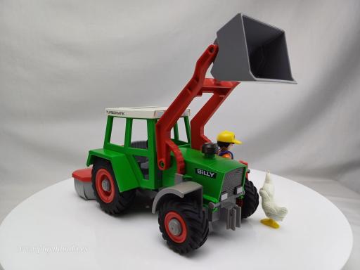 ​PLAYMOBIL 3718  GRANJERO CON TRACTOR (AÑO 1992) [4]