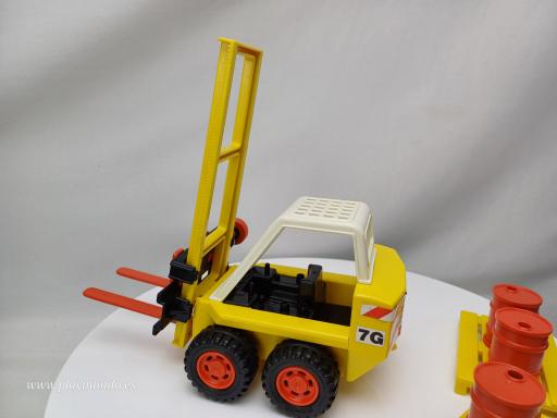 PLAYMOBIL 3506 CARRETILLA ELEVADORA (AÑO 1980 - 1997) [3]