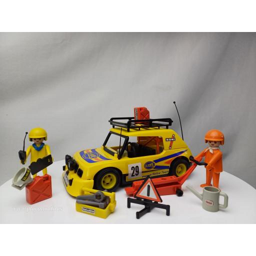 PLAYMOBIL 3524 COCHE RALLY CARRERAS (AÑO 1980 - 1993)