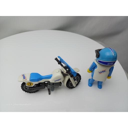 PLAYMOBIL MOTO MOTOCROSS (DE LA REF 3143) [3]