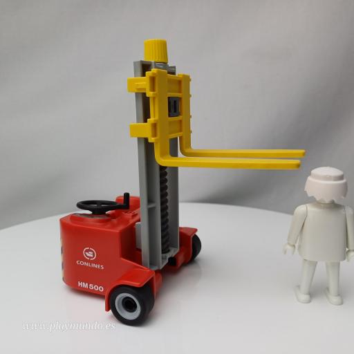 PLAYMOBIL CARRETILLA ELEVADORA [2]