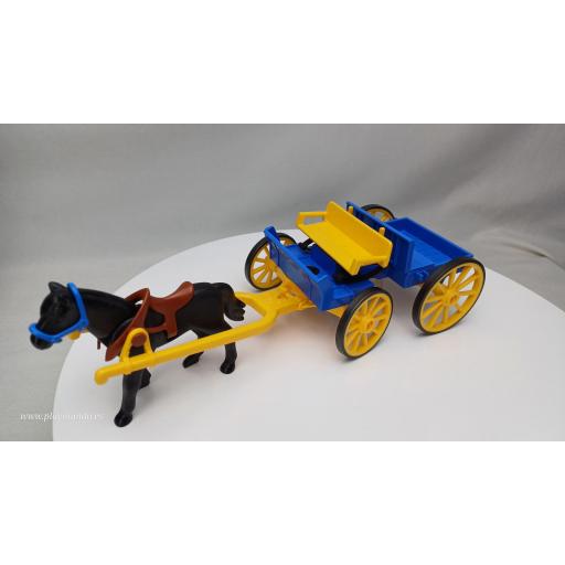 PLAYMOBIL CARRETA CALESA OESTE WESTERN [2]