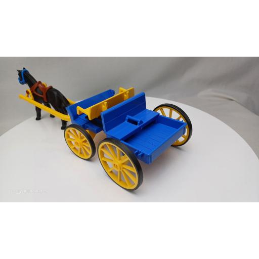 PLAYMOBIL CARRETA CALESA OESTE WESTERN [3]
