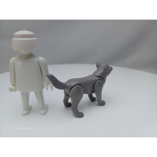 PLAYMOBIL LOBO GRIS PERRO ANIMALES  mod0043 [1]