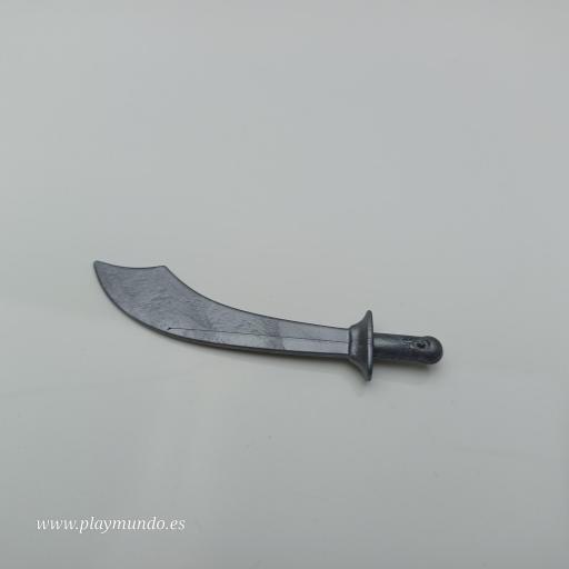 PLAYMOBIL ESPADA  GRIS CURVA
