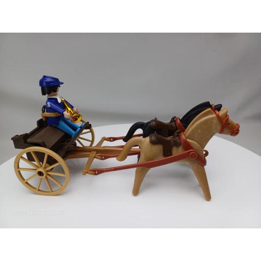​PLAYMOBIL 3729 OESTE WESTERN SOLDADOS NORTEÑOS ARTILLERIA  (AÑO 1988-1994) [6]