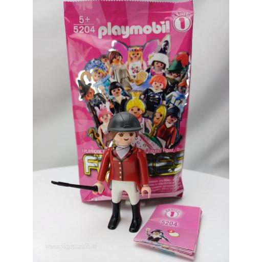 PLAYMOBIL SERIE 1 CHICAS AMAZONA HIPICA