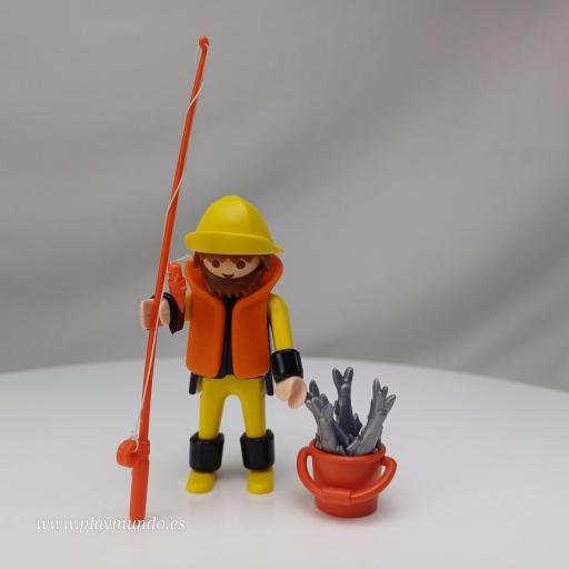 PLAYMOBIL 3347 PESCADOR ( AÑO 1984 - 1992)