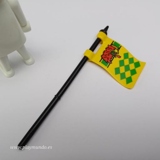 PLAYMOBIL BANDERA MEDIEVAL DE LA REF 3887